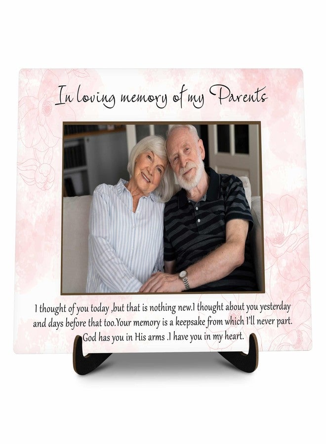 KFNER Memorial Picture Frame Gift, In Memory of Loved One Gifts, Memory Photo Frame for Loss Loved Ones Parents Mother Father, In Loving Memory of My Parents Picture Frames -18 - Image 1